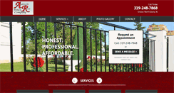 Desktop Screenshot of northlibertyfencingcontractors.com